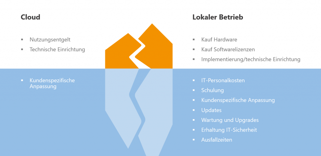 Vorteile Betrieb in der Cloud